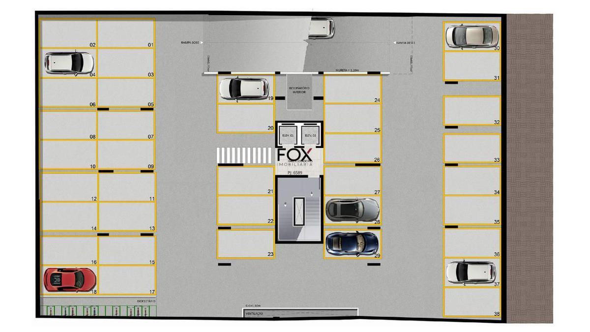 Apartamento, Funcionários, 3 Quartos, 2 Vagas, 1 Suíte