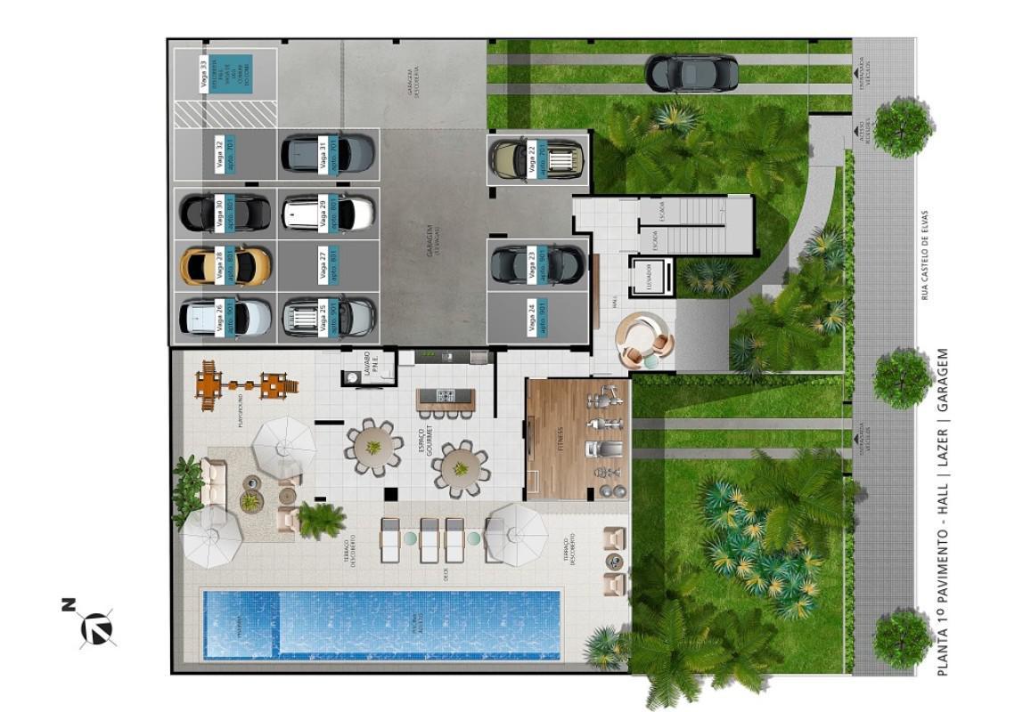 Apartamento, Castelo, 4 Quartos, 4 Vagas, 2 Suítes