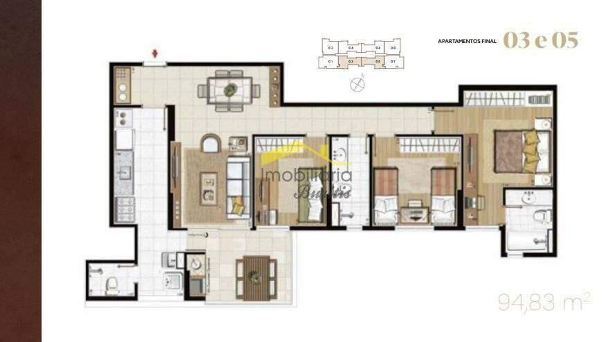 Apartamento, Vila da Serra, 3 Quartos, 2 Vagas