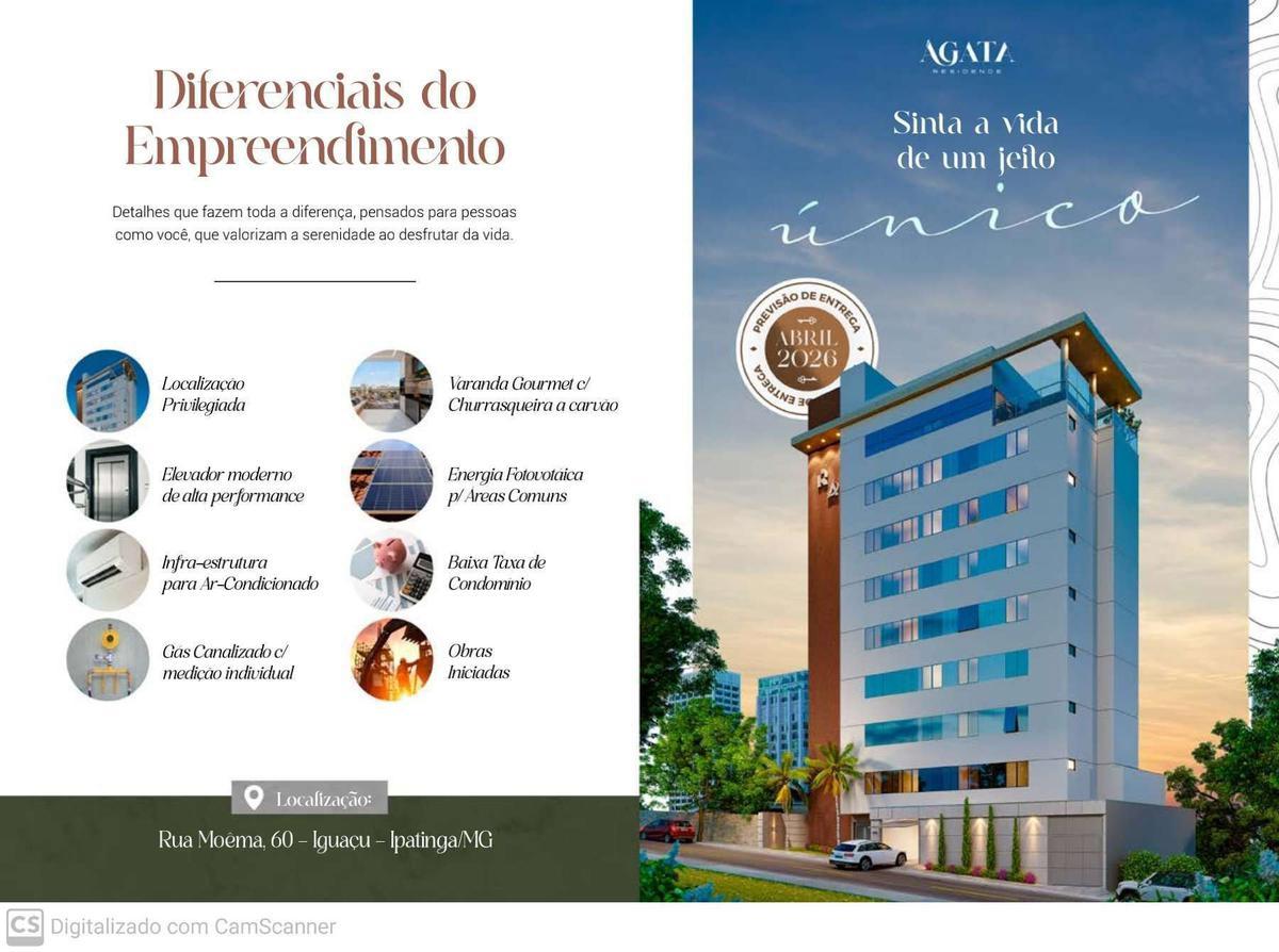 Apartamento, Iguaçu, 2 Quartos, 1 Vaga, 1 Suíte