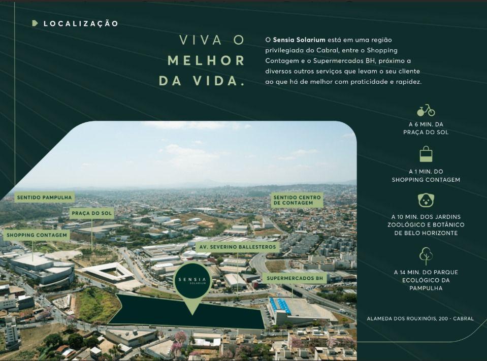 Apartamento, Cabral, 2 Quartos, 1 Vaga