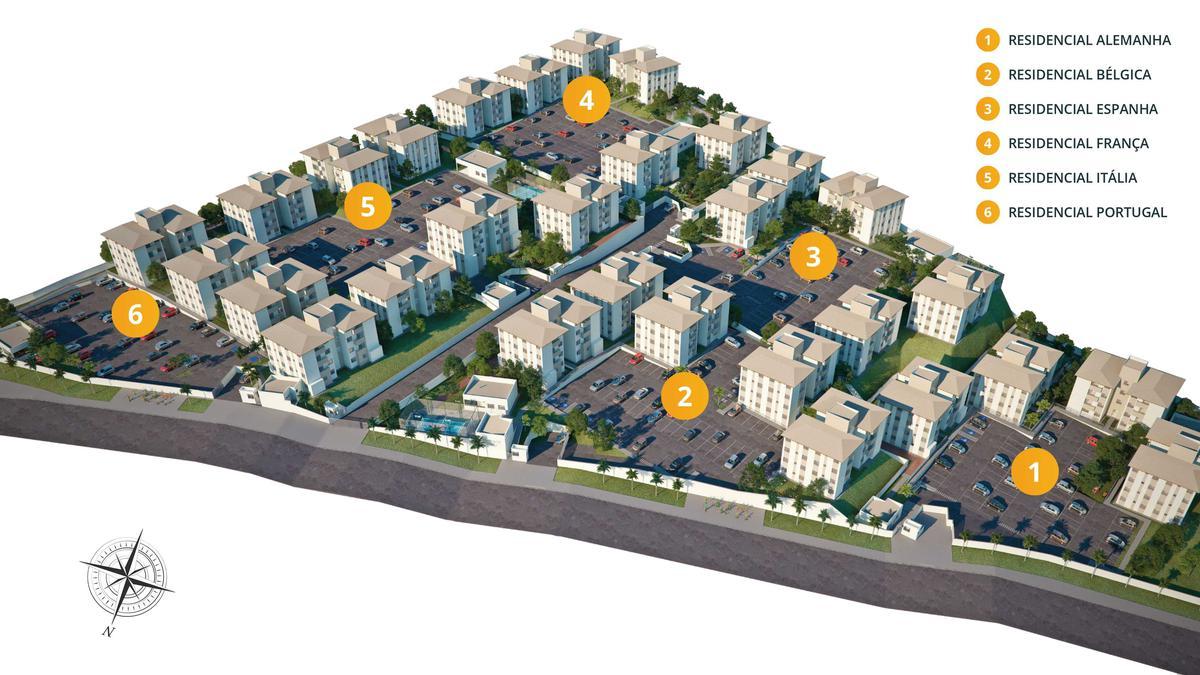 Apartamento, Monte Verde, 2 Quartos, 1 Vaga