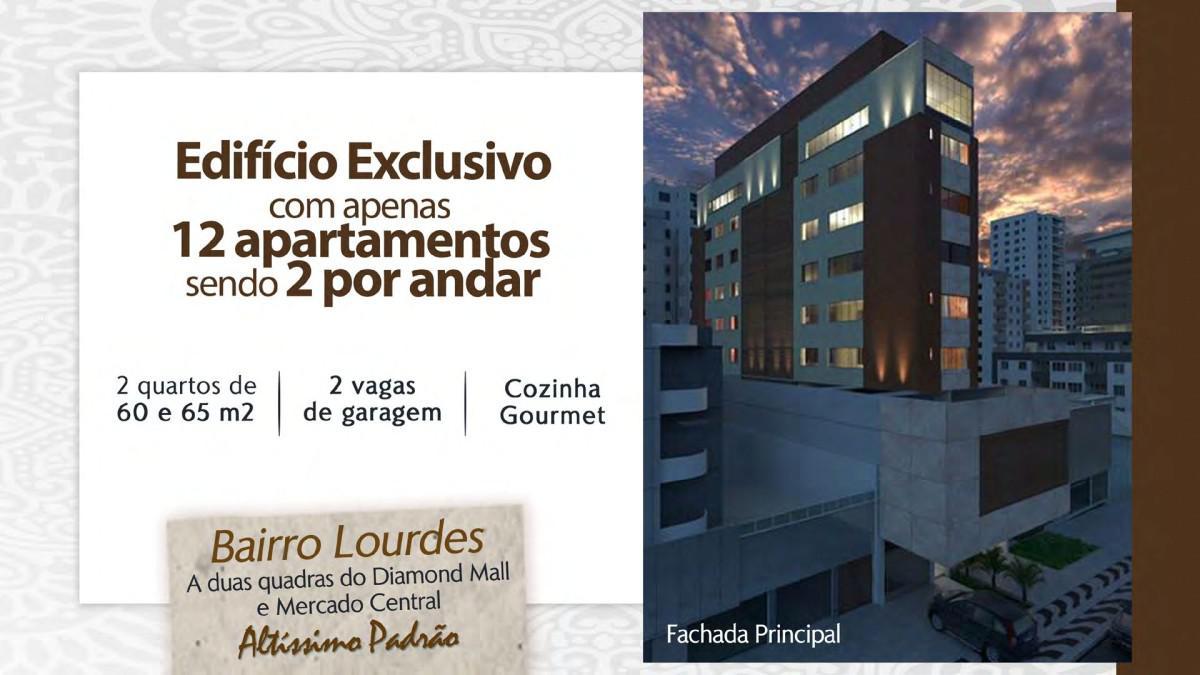 Apartamento, Lourdes, 2 Quartos, 2 Vagas, 1 Suíte