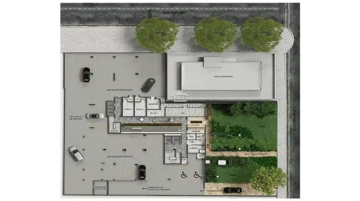 Apartamento, Funcionários, 4 Quartos, 3 Vagas, 2 Suítes