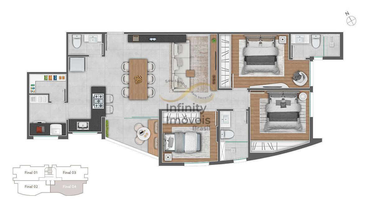 Apartamento, Graça, 3 Quartos