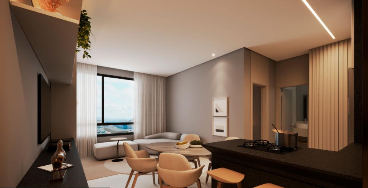 Apartamento, Lourdes, 2 Quartos, 0 Vaga