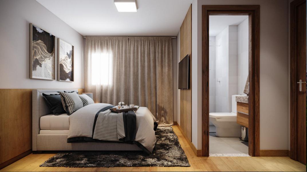 Apartamento, Havaí, 2 Quartos, 1 Vaga, 1 Suíte