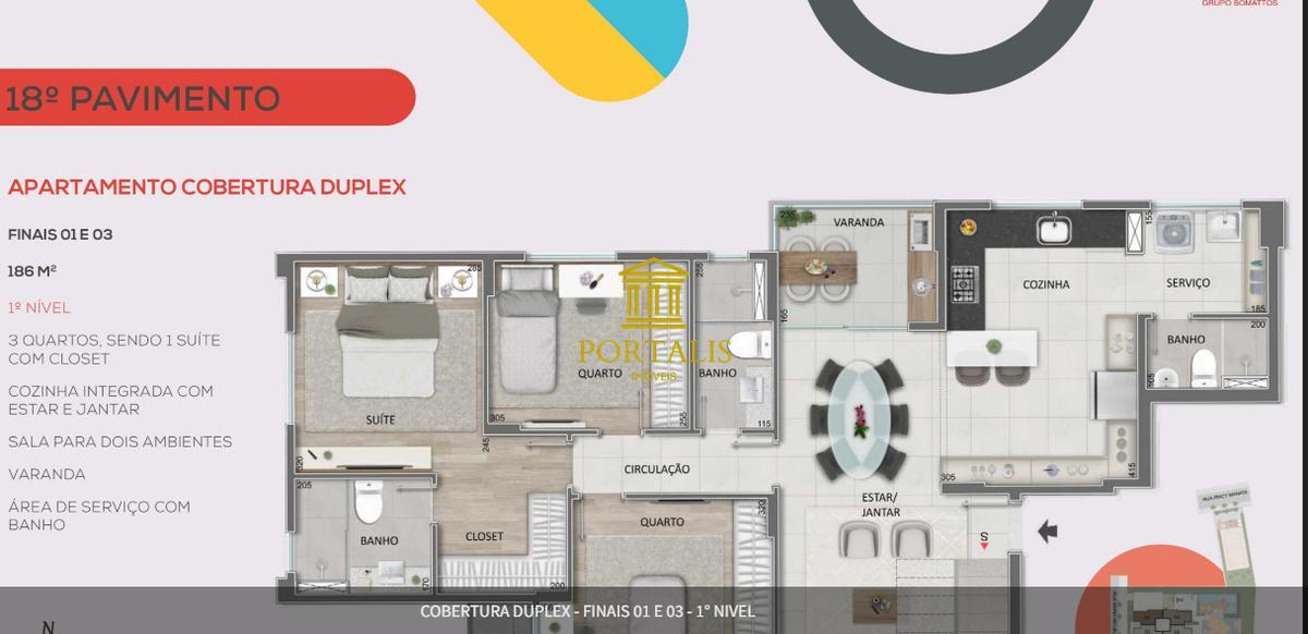 Apartamento, Buritis, 3 Quartos, 2 Vagas, 1 Suíte