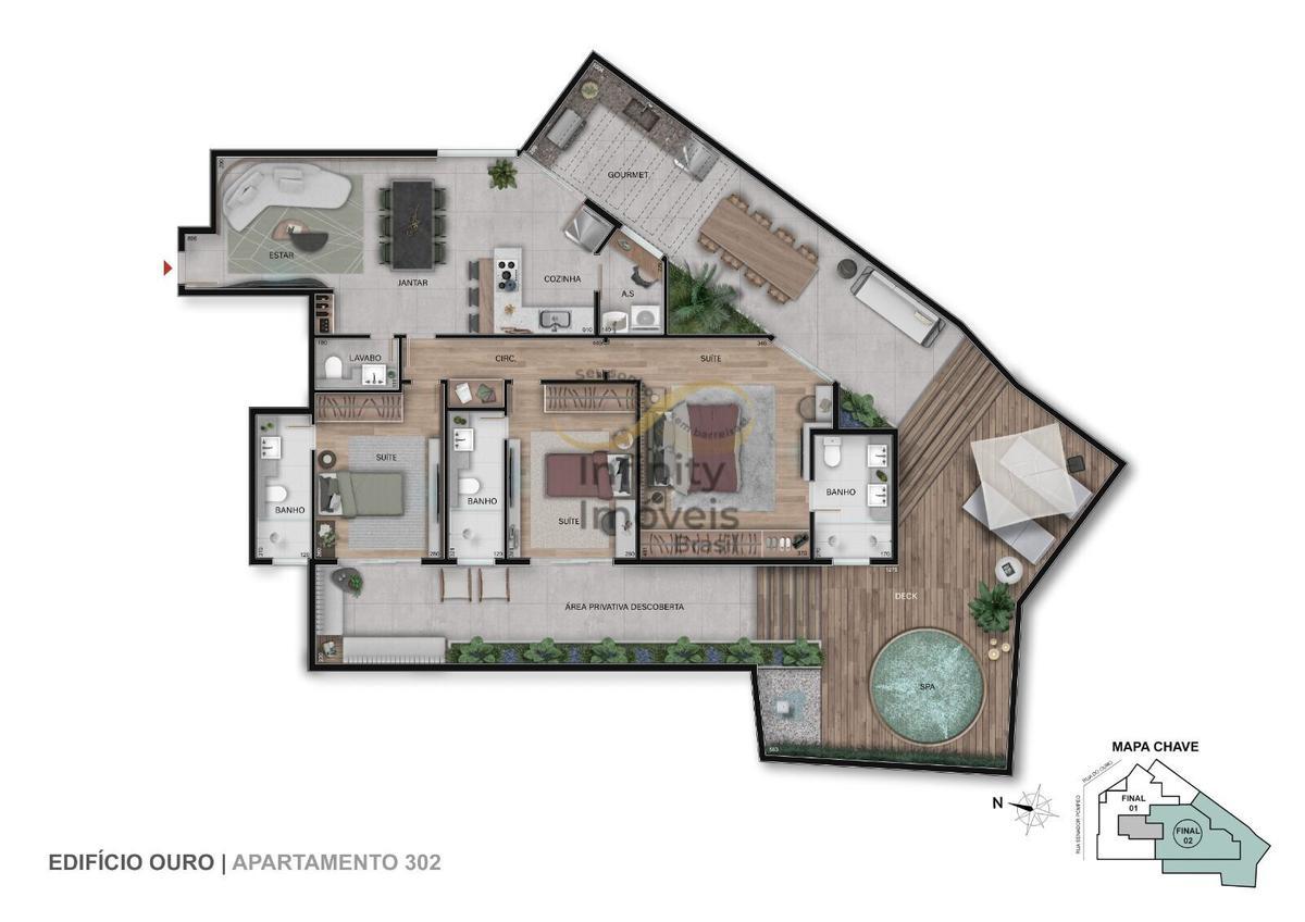 Apartamento, Serra, 3 Quartos