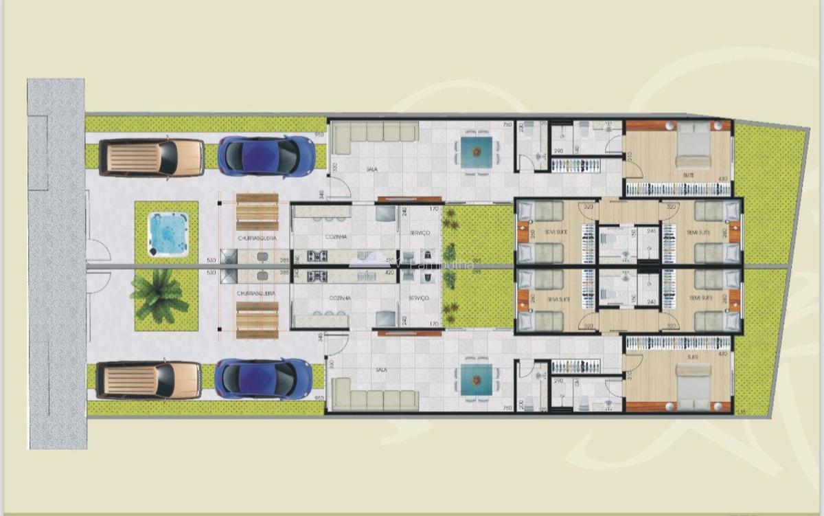 Casa, Santa Amélia, 3 Quartos, 2 Vagas, 3 Suítes