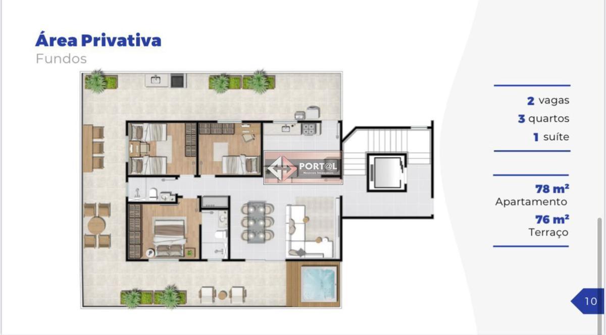 Apartamento, Santa Inês, 3 Quartos, 2 Vagas, 1 Suíte