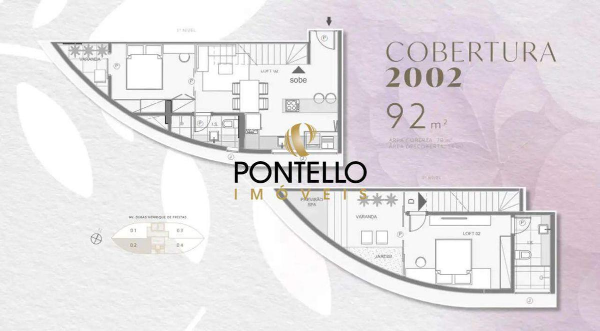 Cobertura, Vale do Sereno, 4 Quartos, 3 Vagas, 2 Suítes