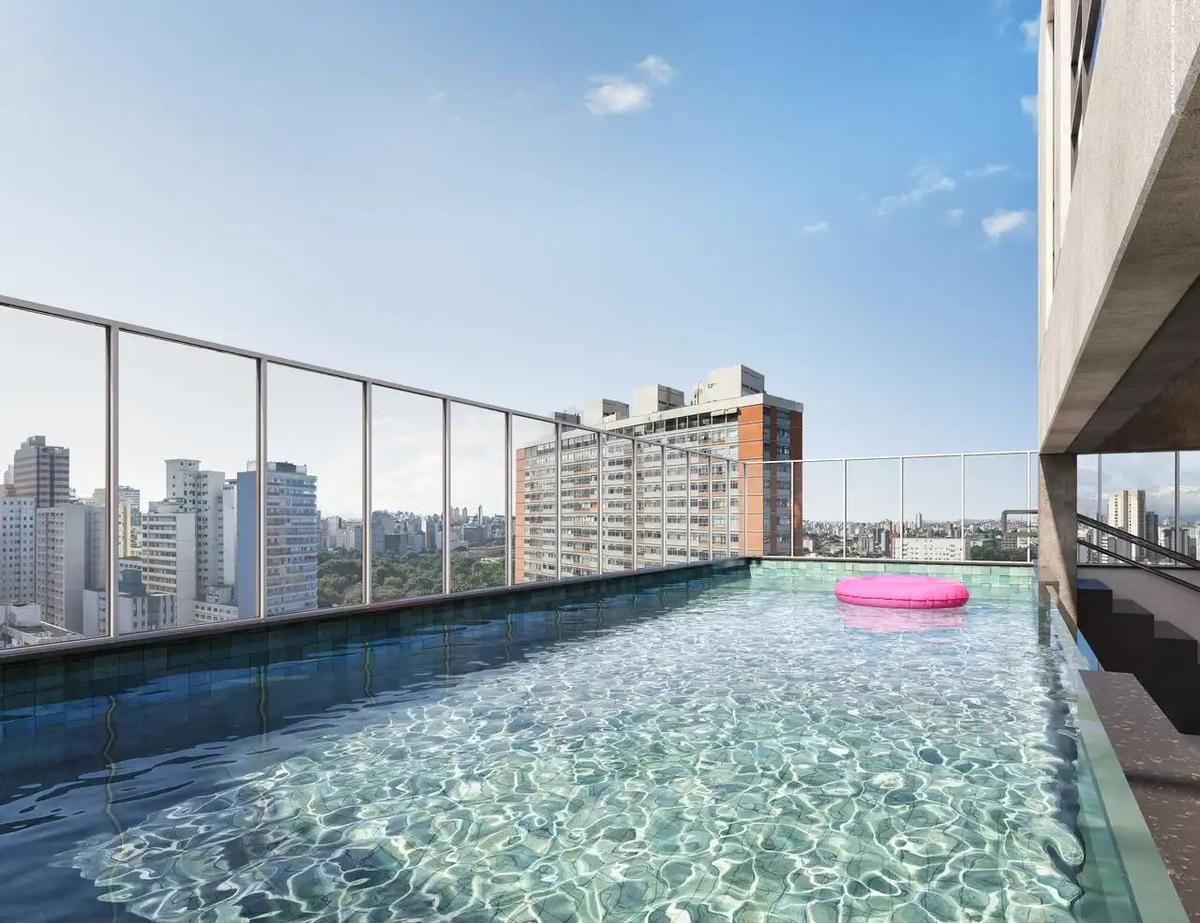 Apartamento, Funcionários, 1 Quarto, 0 Vaga