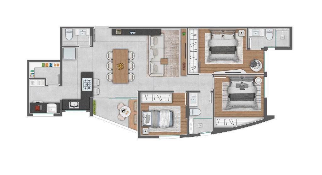 Apartamento, Graça, 3 Quartos, 1 Vaga, 1 Suíte