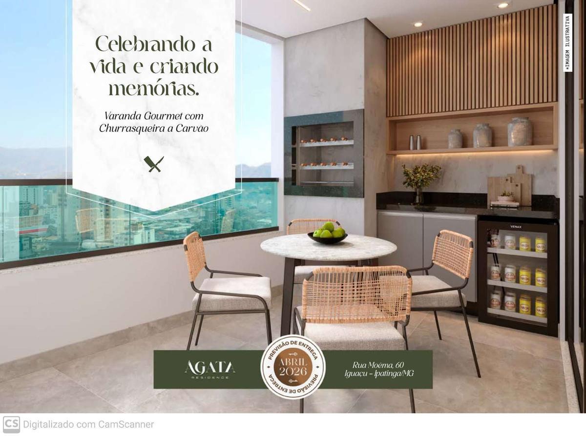 Apartamento, Iguaçu, 2 Quartos, 1 Vaga, 1 Suíte
