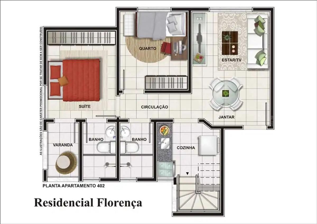 Apartamento, Nova Suíssa, 2 Quartos, 1 Vaga, 1 Suíte