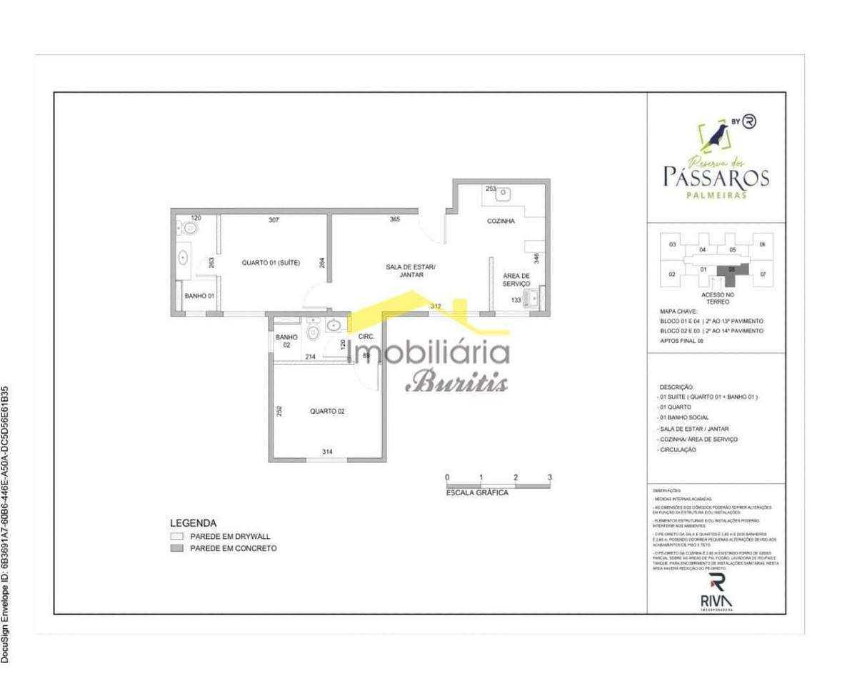 Apartamento, Palmeiras, 3 Quartos, 1 Vaga, 1 Suíte