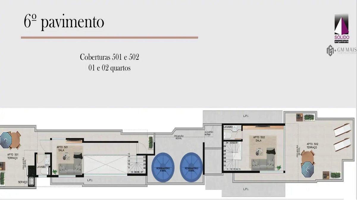 Apartamento, Cruzeiro, 2 Quartos, 1 Vaga, 1 Suíte
