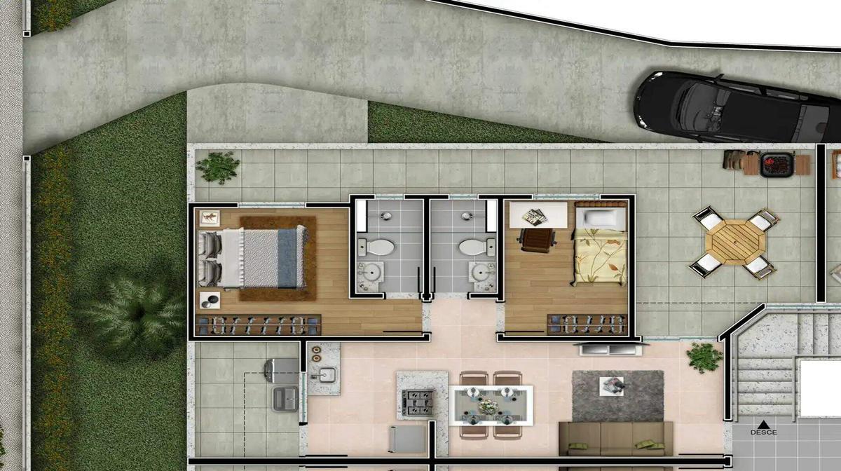 Apartamento, Santa Rosa, 2 Quartos, 1 Vaga, 1 Suíte