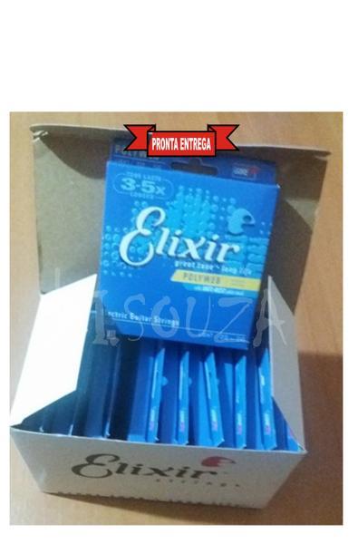 Encordoamento Guitarra 010 Elixir Menor Preço Barato - Https://Menorprecomsouzaloja.loja2.com.br/
