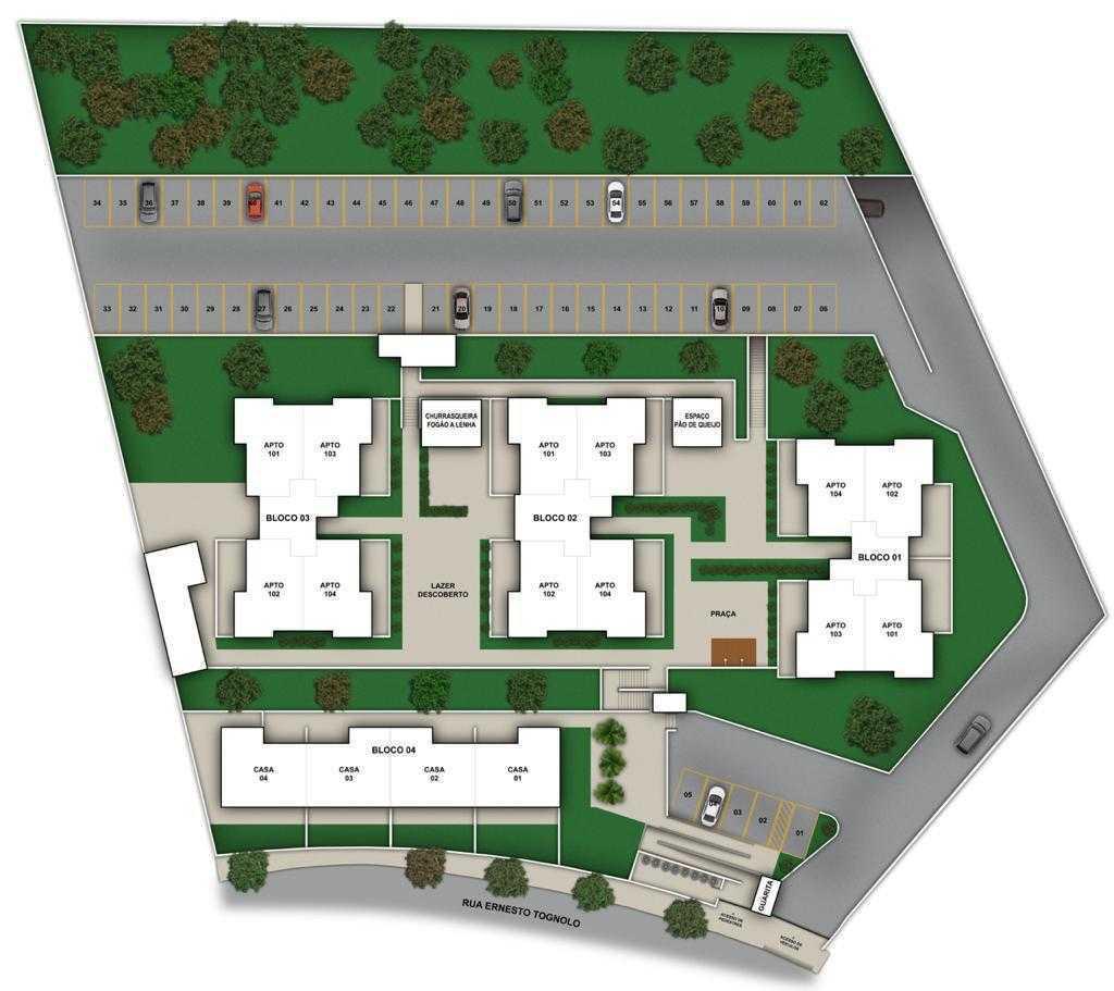 Apartamento, Pousada Santo Antônio, 2 Quartos, 1 Vaga