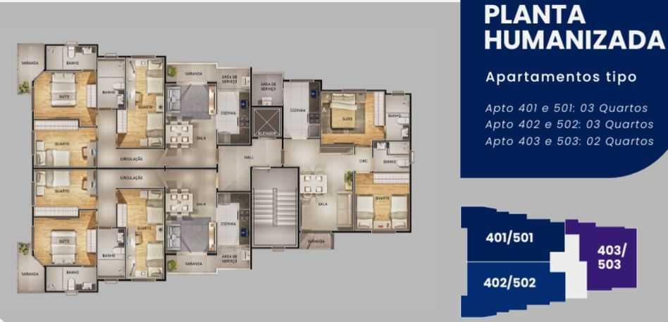 Apartamento, Riacho das Pedras, 3 Quartos, 2 Vagas, 1 Suíte