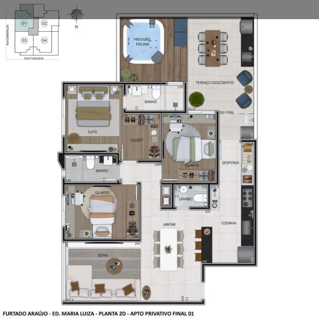 Apartamento, Prado, 3 Quartos, 2 Vagas, 1 Suíte