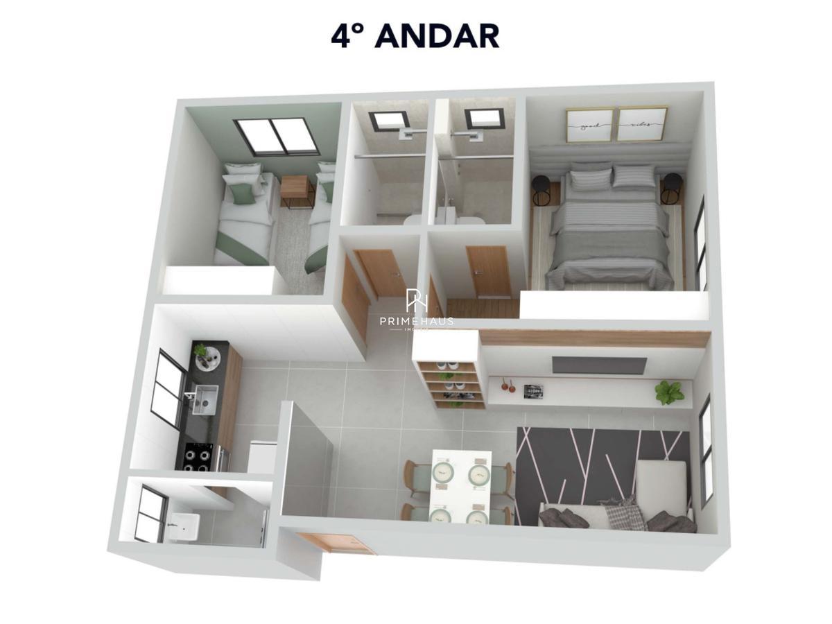 Apartamento, Araguaia, 2 Quartos, 1 Vaga, 1 Suíte