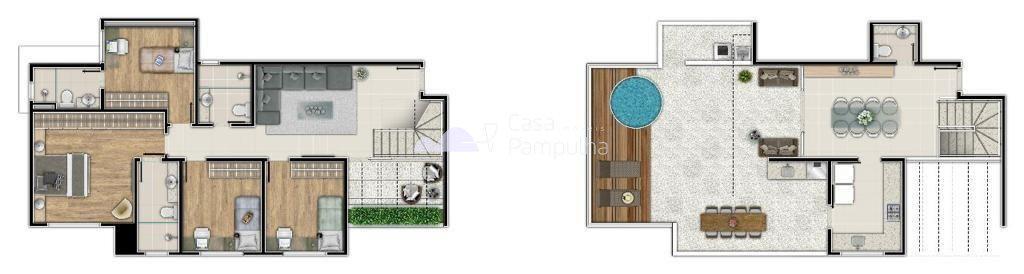 Apartamento, Jaraguá, 4 Quartos, 4 Vagas, 2 Suítes