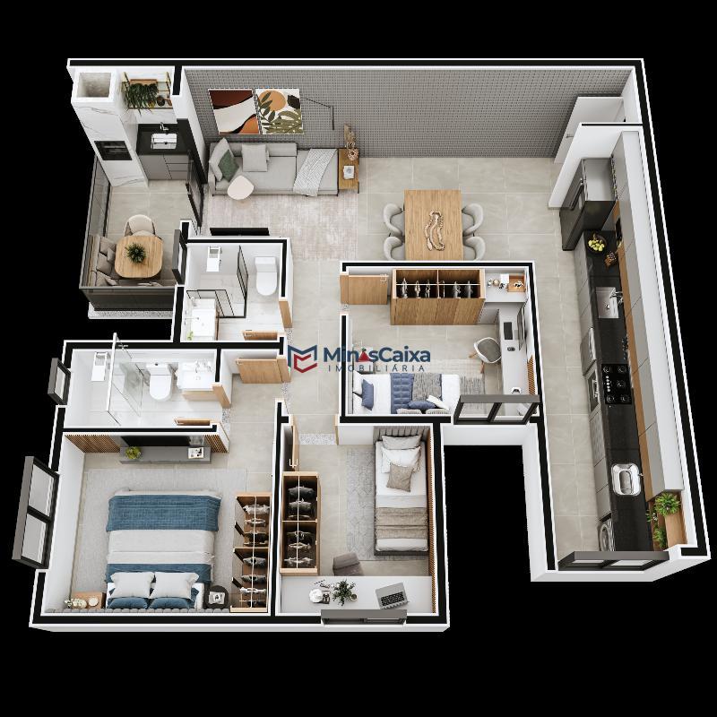 Apartamento, Bom Retiro, 3 Quartos, 1 Vaga, 1 Suíte