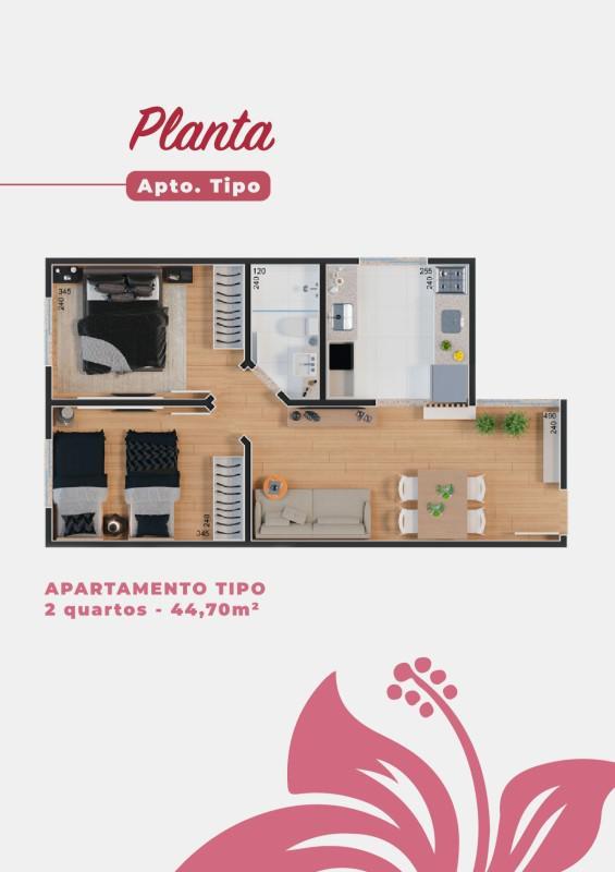 Apartamento, Bom Retiro, 2 Quartos, 1 Vaga