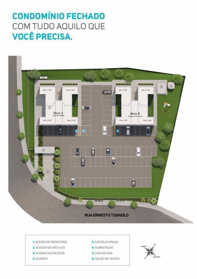 Apartamento, Jardim Vitória, 2 Quartos, 1 Vaga, 0 Suíte
