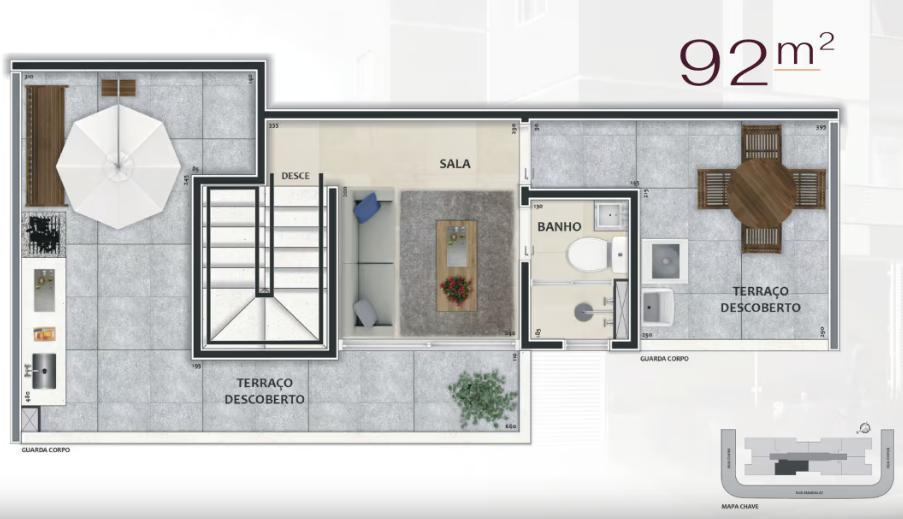 Apartamento, Guarani, 2 Quartos, 1 Vaga