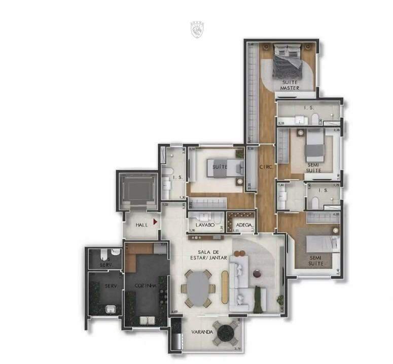 Apartamento, Anchieta, 4 Quartos, 3 Vagas, 2 Suítes