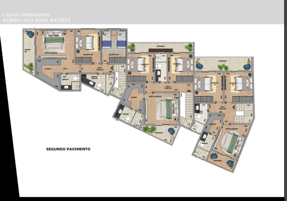 Casa, Fernão Dias, 3 Quartos, 4 Vagas, 1 Suíte