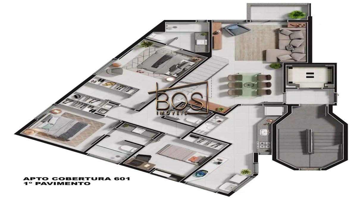 Apartamento, Sion, 3 Quartos, 2 Vagas, 1 Suíte