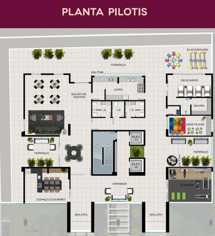 Apartamento, Cruzeiro, 3 Quartos, 2 Vagas, 1 Suíte