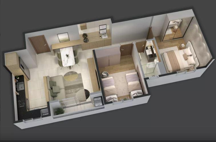 Apartamento, Eldorado, 2 Quartos, 1 Vaga, 1 Suíte