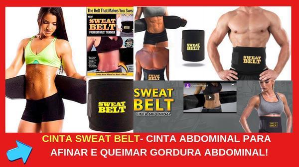 Cinta Abdominal Sweat Belt Funciona