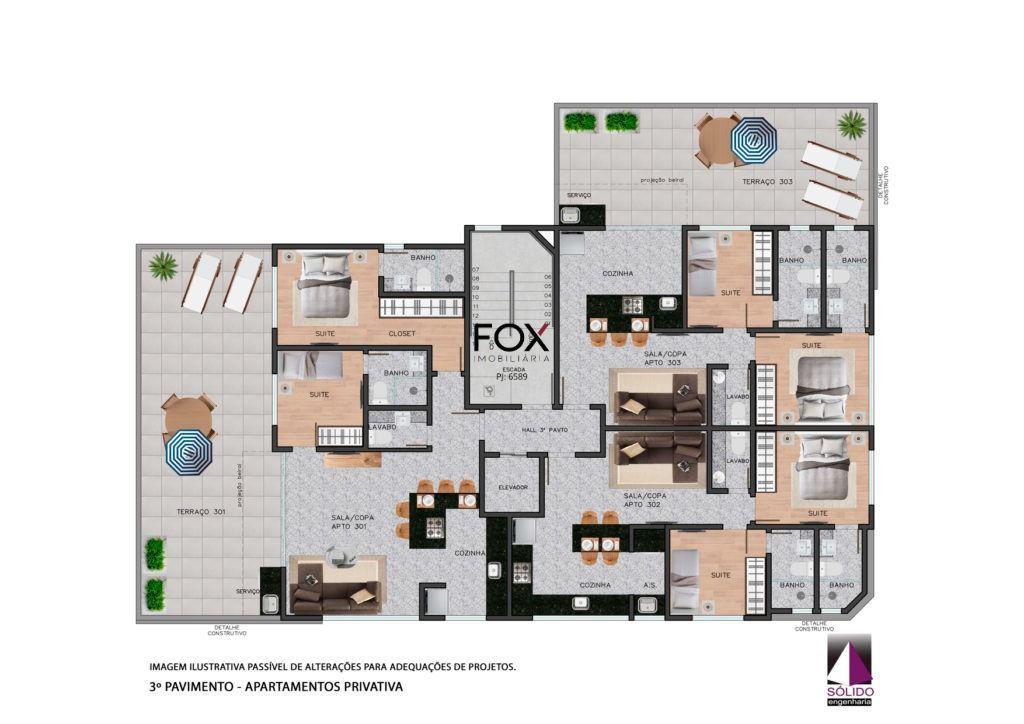 Apartamento, Lourdes, 2 Quartos, 1 Vaga, 2 Suítes