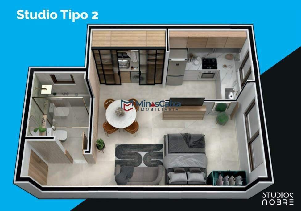 Apartamento, Cidade Nobre, 1 Quarto, 1 Vaga, 1 Suíte