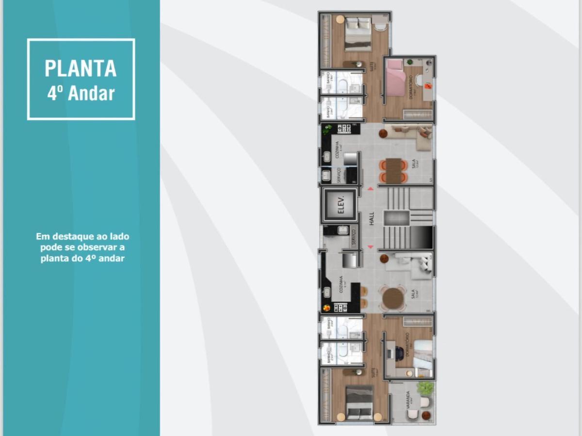Cobertura, Itapoã, 3 Quartos, 2 Vagas, 1 Suíte