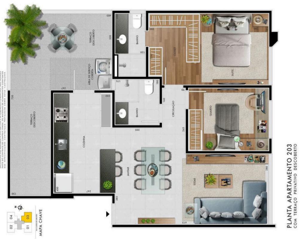 Apartamento, Castelo, 4 Quartos, 4 Vagas, 4 Suítes