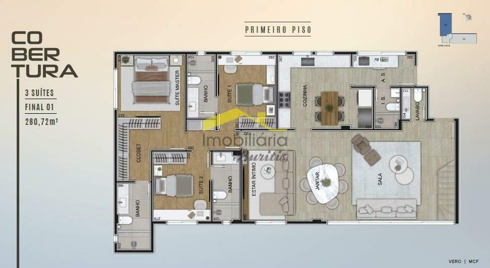 Cobertura, Santo Antônio, 4 Quartos, 3 Vagas, 2 Suítes