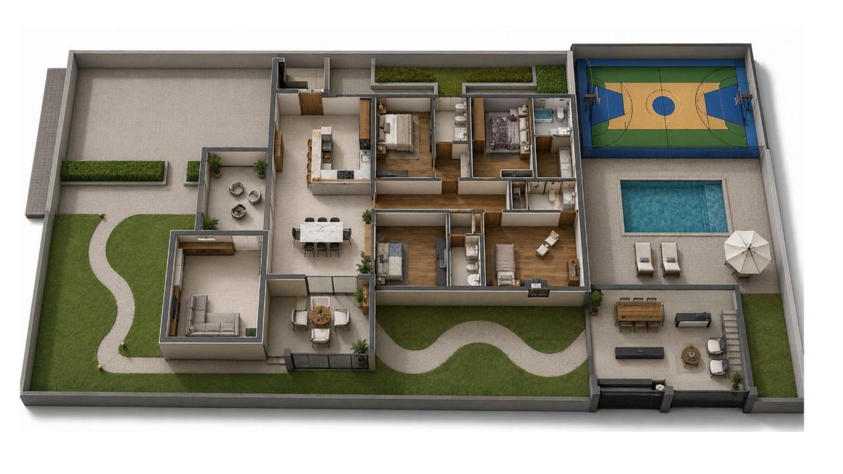 Casa, São Luiz (pampulha), 4 Quartos, 8 Vagas, 4 Suítes