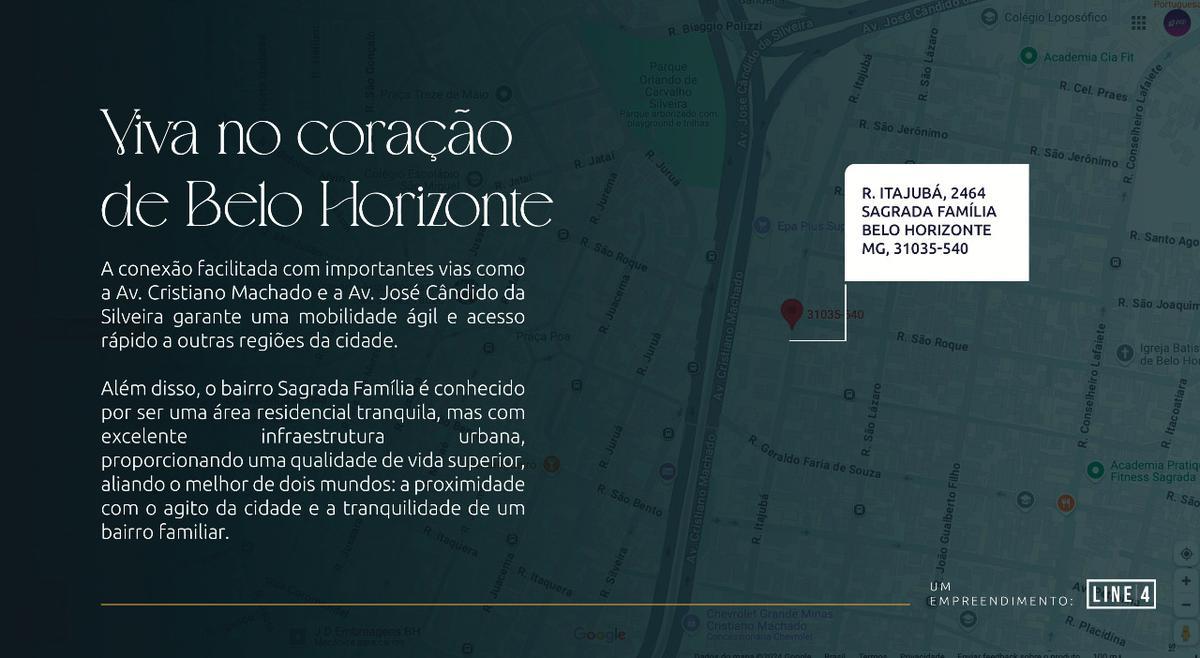 Apartamento, Sagrada Família, 3 Quartos, 1 Vaga, 1 Suíte