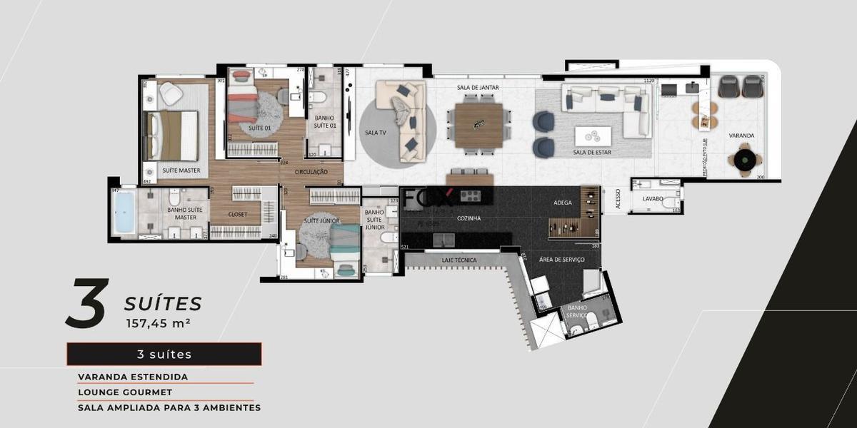 Apartamento, Anchieta, 4 Quartos, 3 Vagas, 2 Suítes
