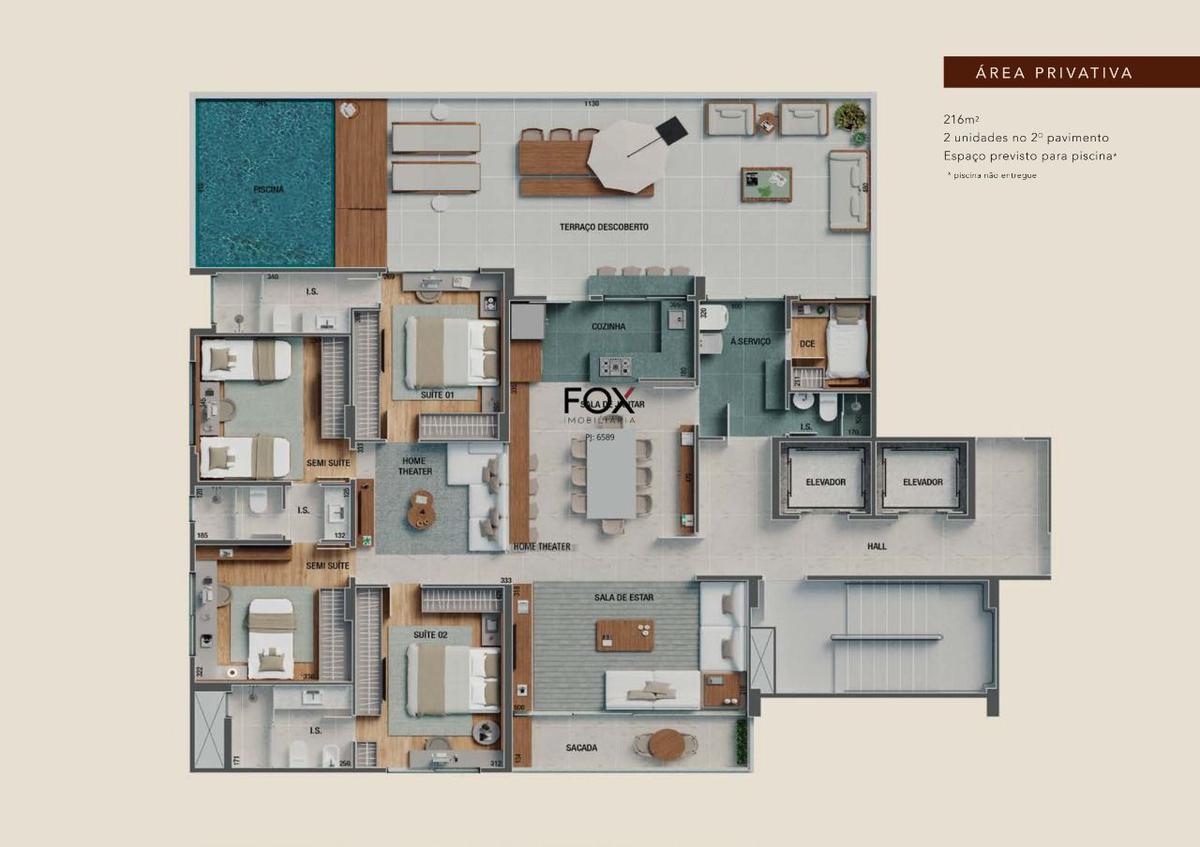 Apartamento, Sion, 4 Quartos, 3 Vagas, 2 Suítes