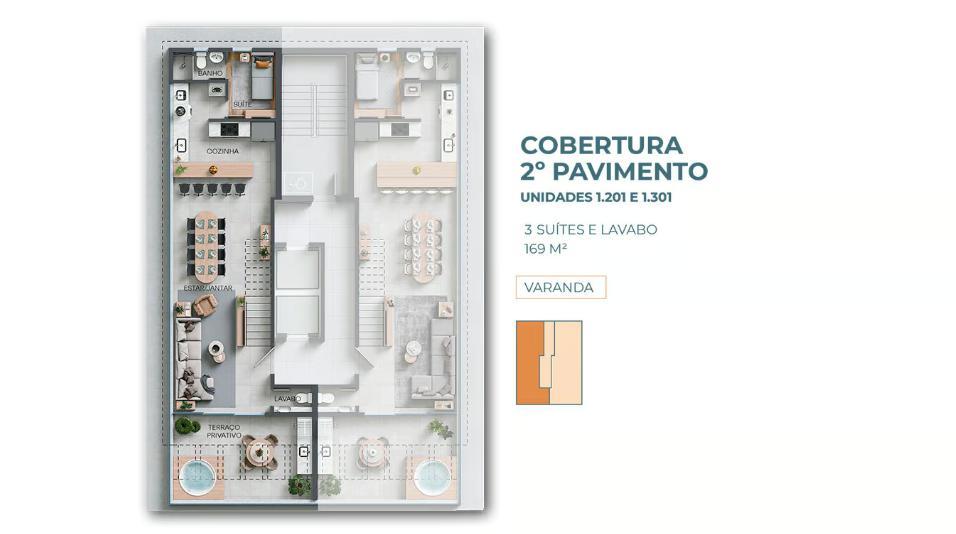 Cobertura, Savassi, 3 Quartos, 2 Vagas, 3 Suítes