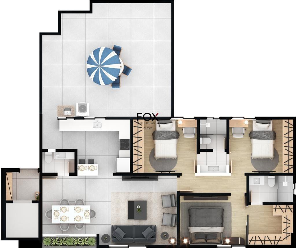 Apartamento, Luxemburgo, 3 Quartos, 2 Vagas, 1 Suíte